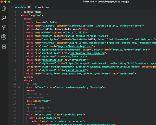 Desarrollo Web Chile Santiago Front-End